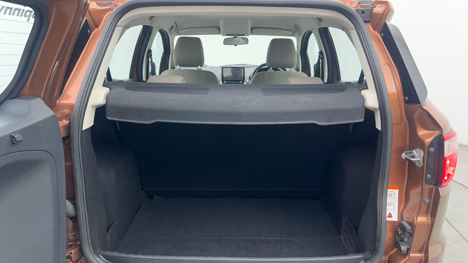 Used 2020 Ford EcoSport Titanium 1.5L Ti-VCT Petrol Manual interior DICKY INSIDE VIEW
