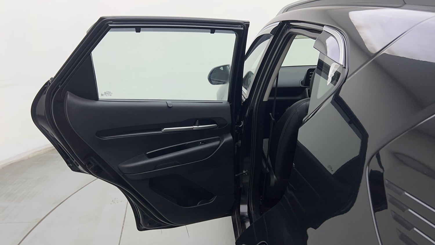 Used 2024 Kia Sonet HTK Plus 1.2 Petrol MT Petrol Manual interior LEFT REAR DOOR OPEN VIEW