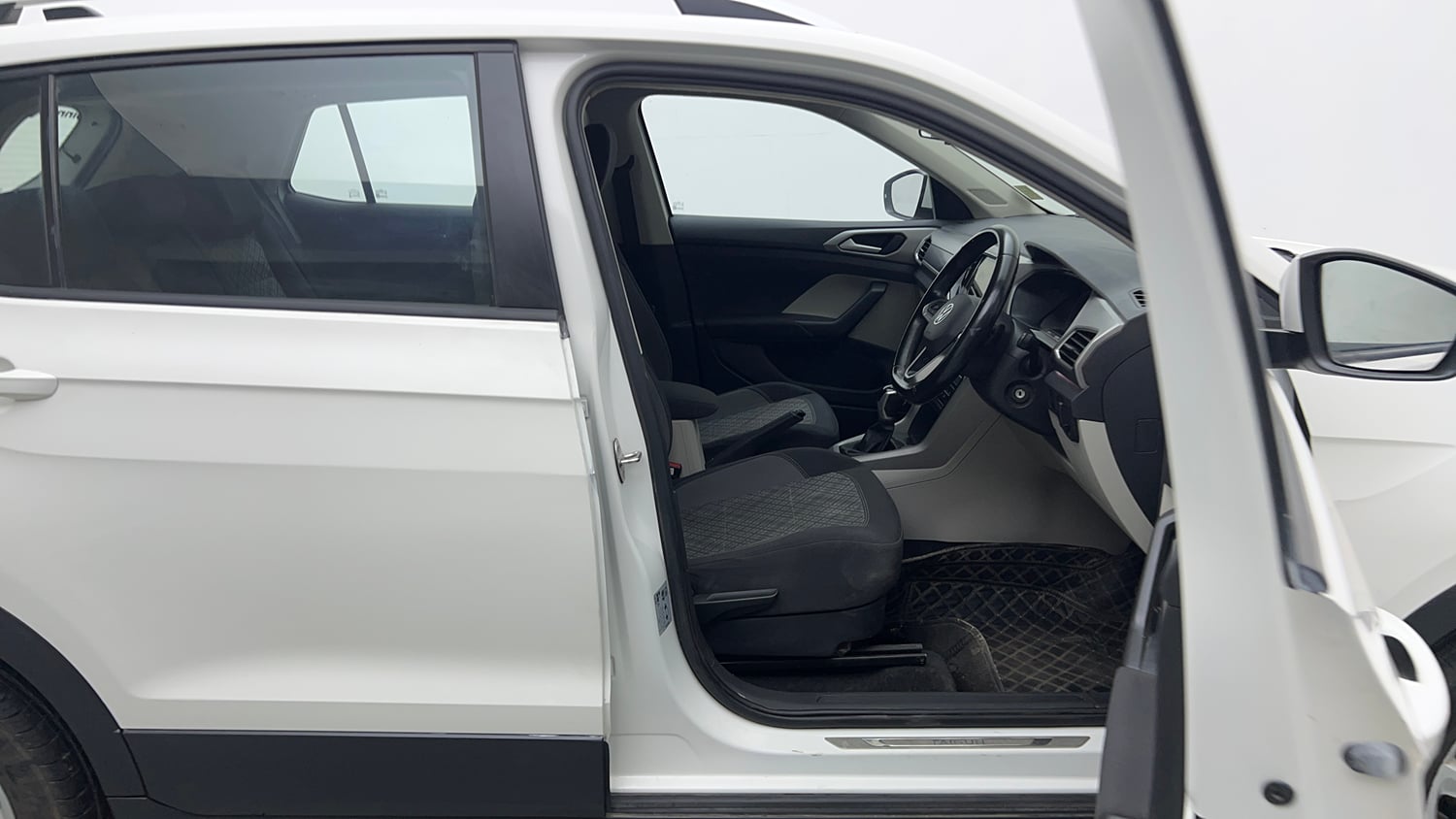 Used 2022 Volkswagen Taigun Highline 1.0 TSI AT Petrol Automatic interior RIGHT SIDE FRONT DOOR CABIN VIEW