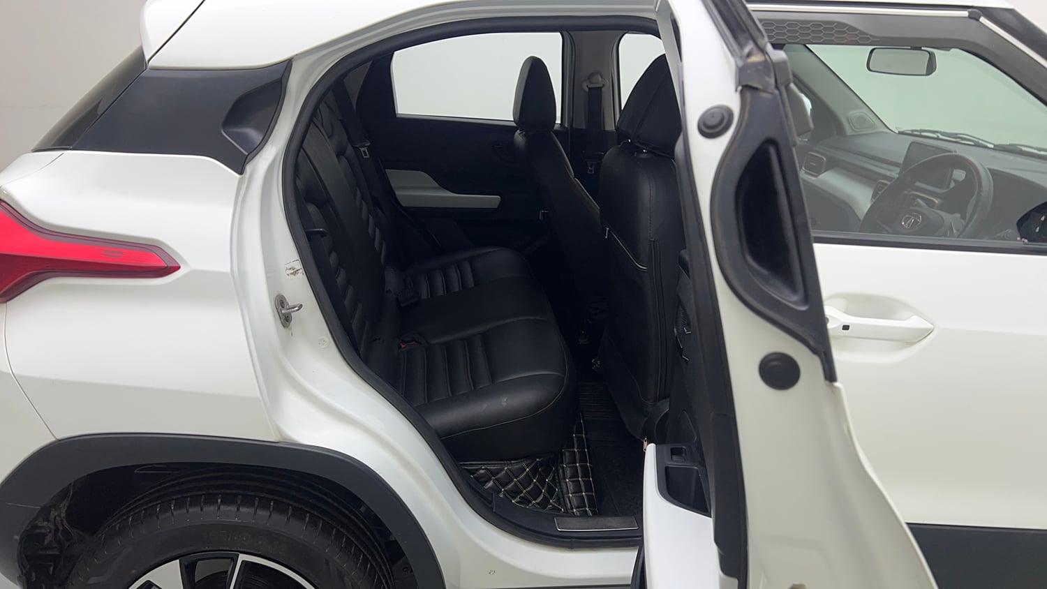Used 2022 Tata Punch Accomplished Dazzle Pack MT Petrol Manual interior RIGHT SIDE REAR DOOR CABIN VIEW