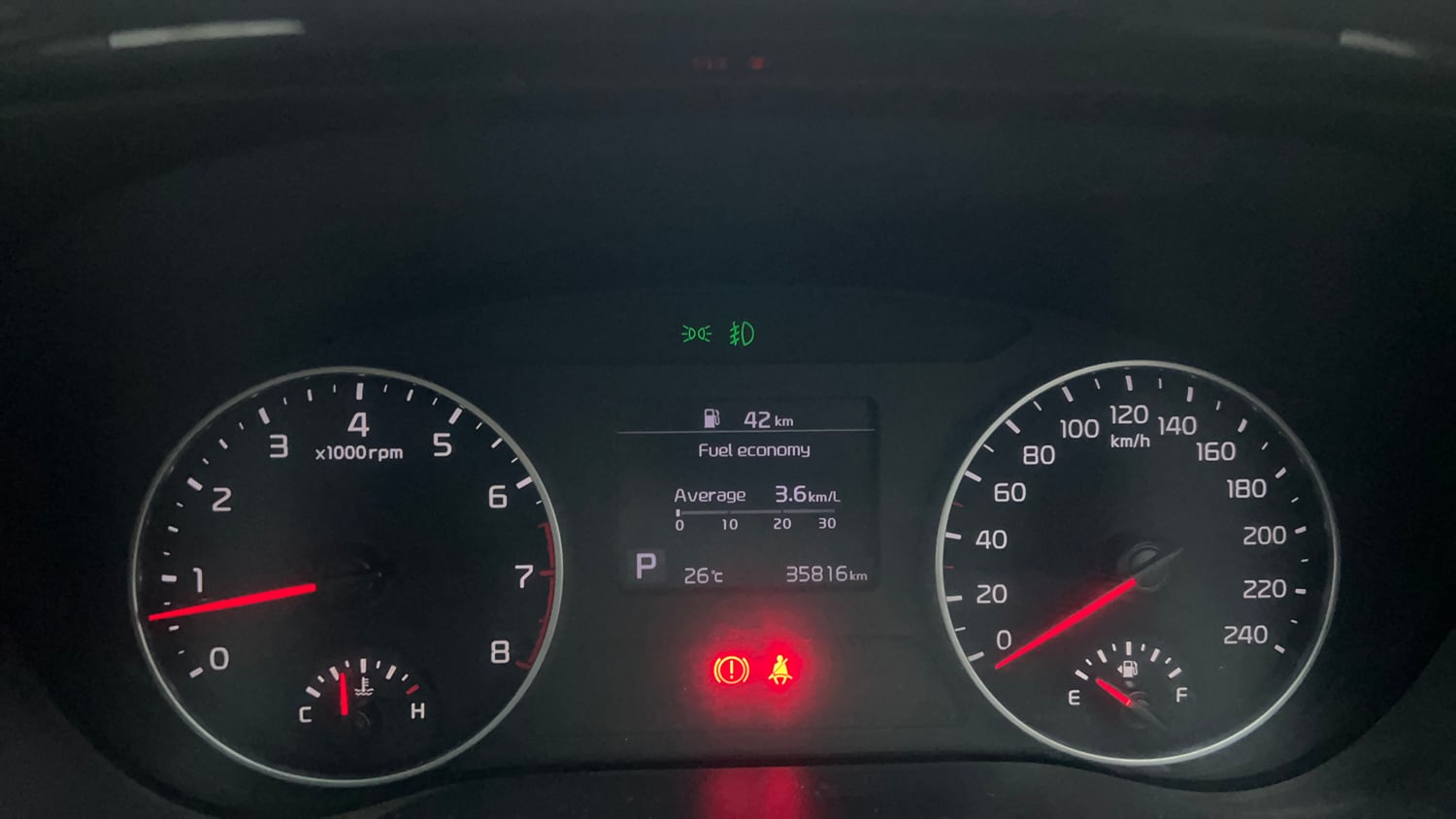 Used 2022 kia Seltos HTX 1.5 IVT Petrol Automatic interior CLUSTERMETER VIEW