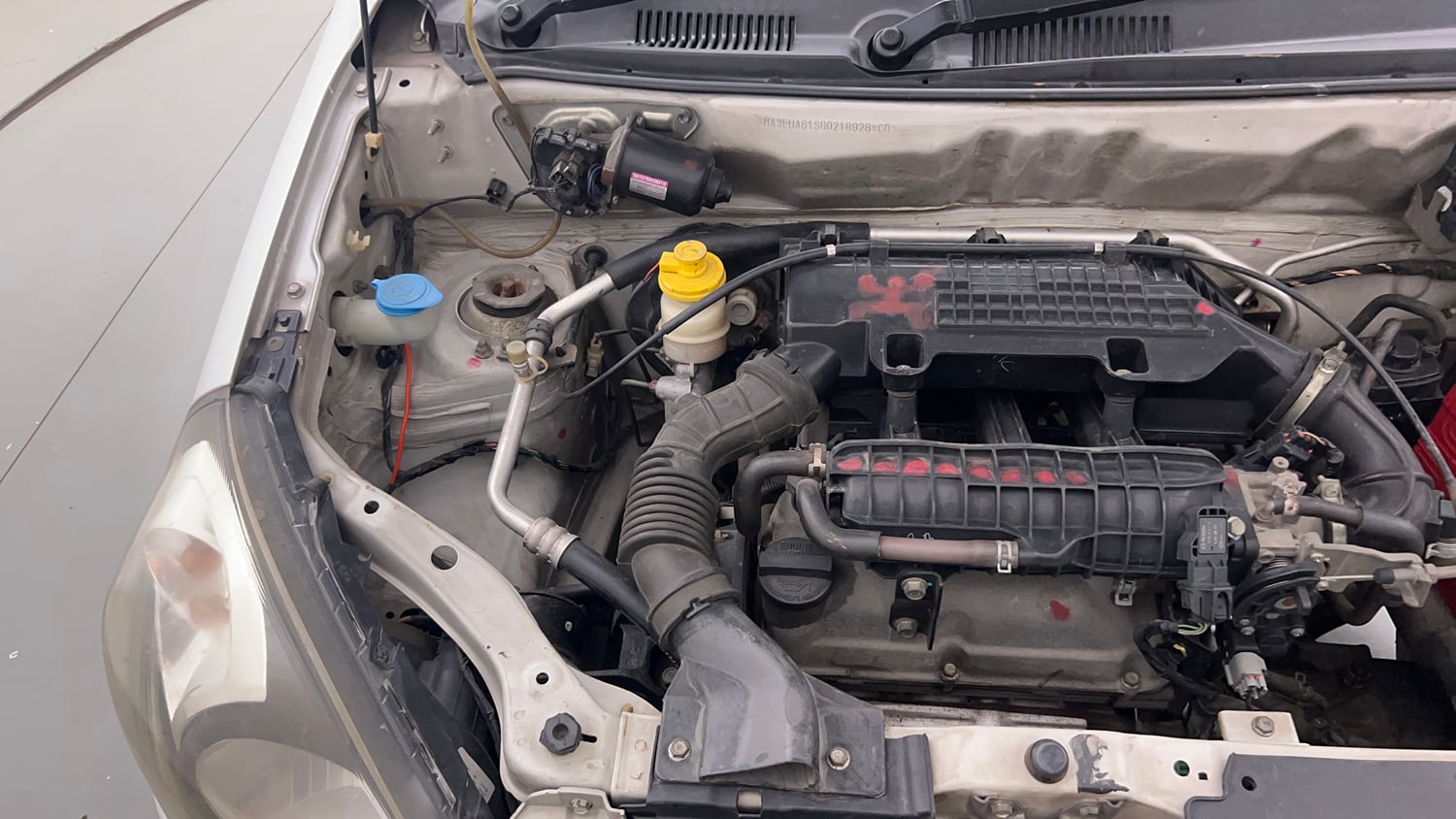 Used 2013 Maruti Suzuki Alto 800 Lxi Petrol Manual engine ENGINE RIGHT SIDE VIEW