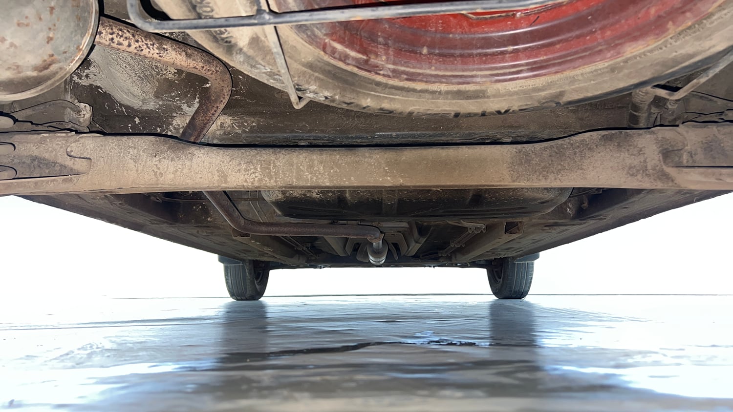 Used 2021 Renault Triber RXT Petrol Manual extra REAR UNDERBODY VIEW (TAKEN FROM REAR)
