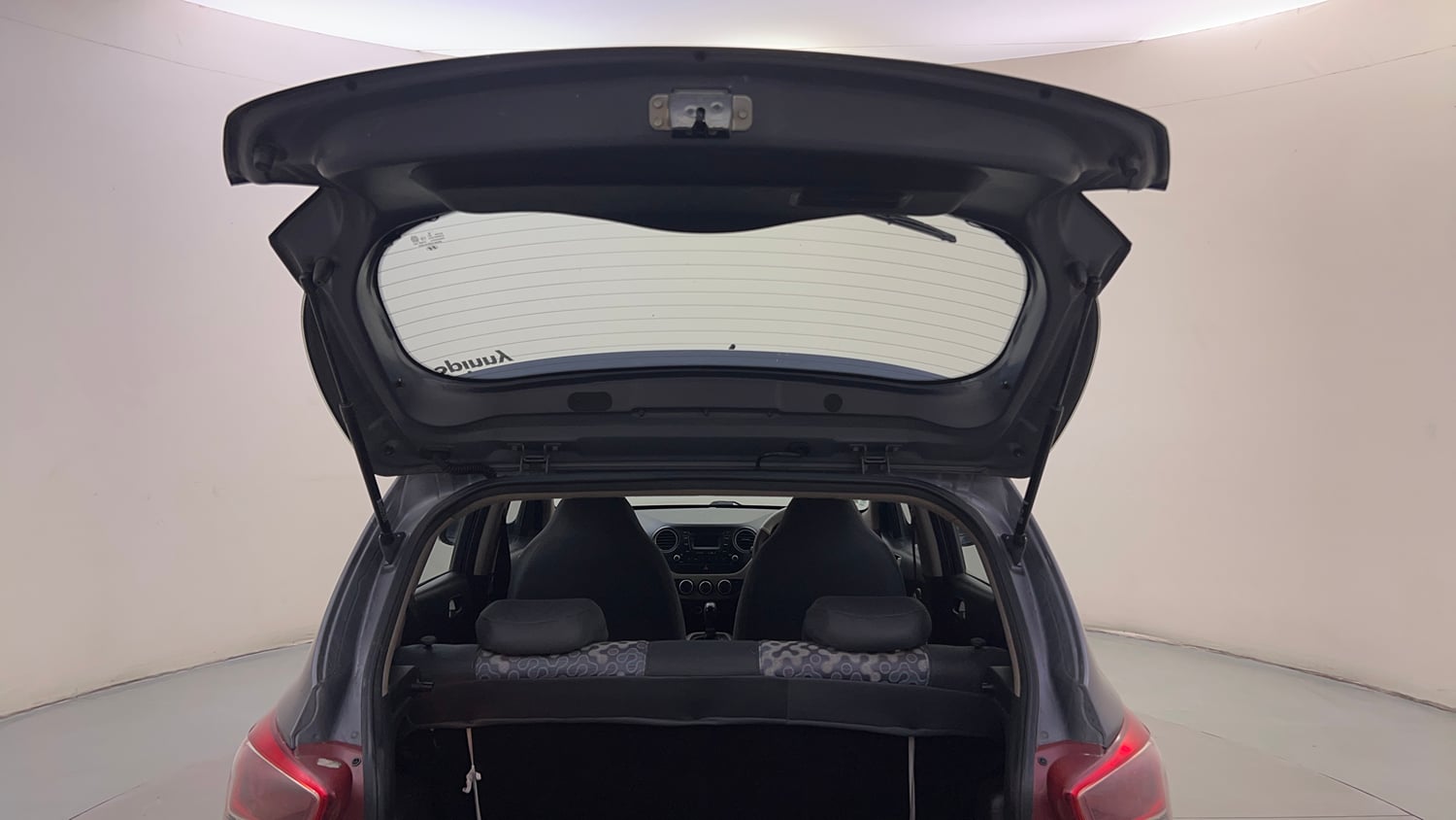 Used 2015 Hyundai Grand i10 Asta AT 1.2 Kappa VTVT Petrol Automatic interior DICKY DOOR OPEN VIEW