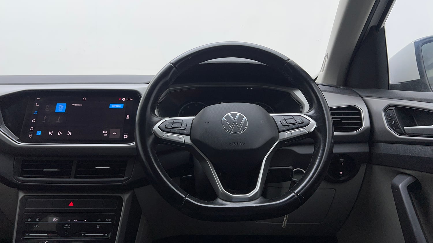 Used 2022 Volkswagen Taigun Highline 1.0 TSI AT Petrol Automatic interior STEERING VIEW