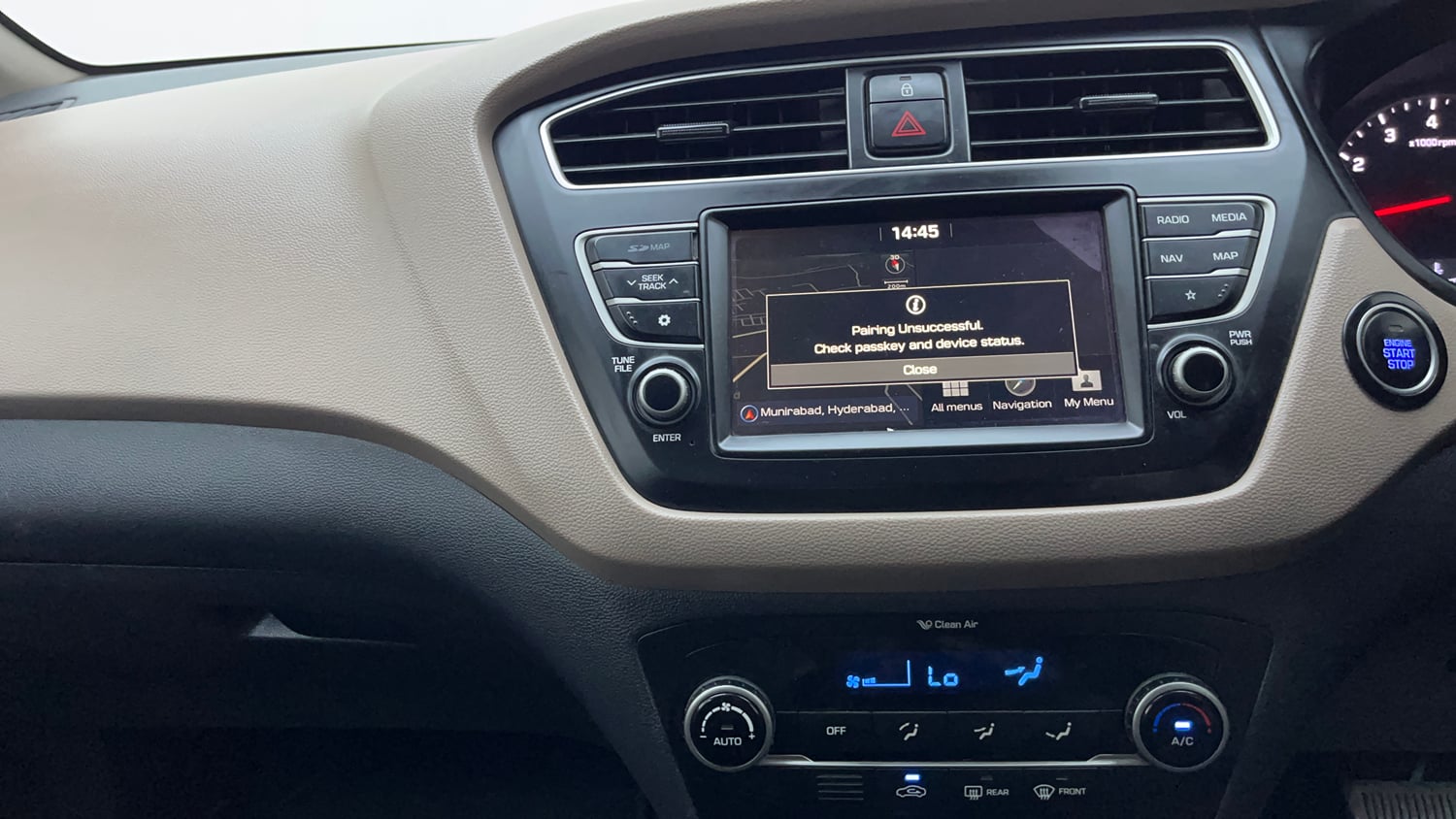 Used 2019 Hyundai Elite i20 Asta 1.2 (O) CVT Petrol Automatic interior MUSIC SYSTEM & AC CONTROL VIEW
