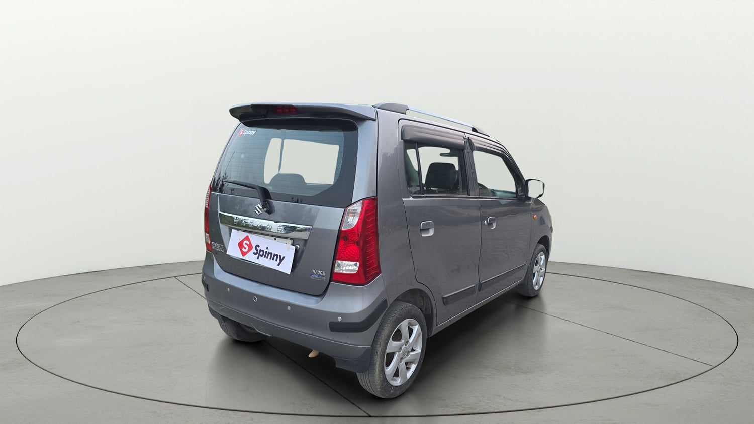 Used 2017 Maruti Suzuki Wagon R 1.0 VXI AMT Petrol Automatic exterior RIGHT REAR CORNER VIEW