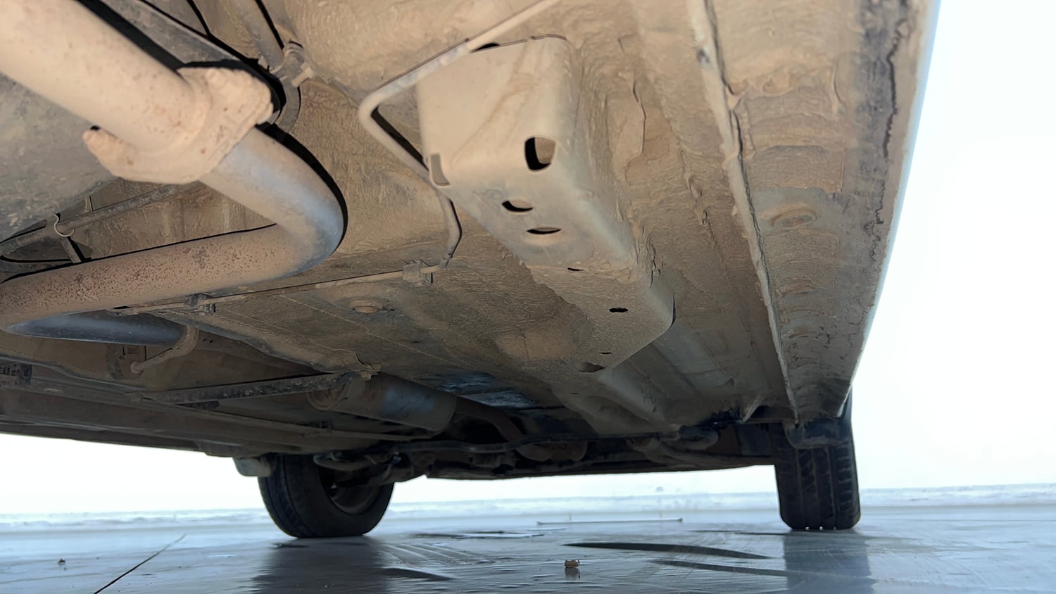 Used 2021 Tata Tiago XZ Petrol Manual extra REAR RIGHT UNDERBODY VIEW