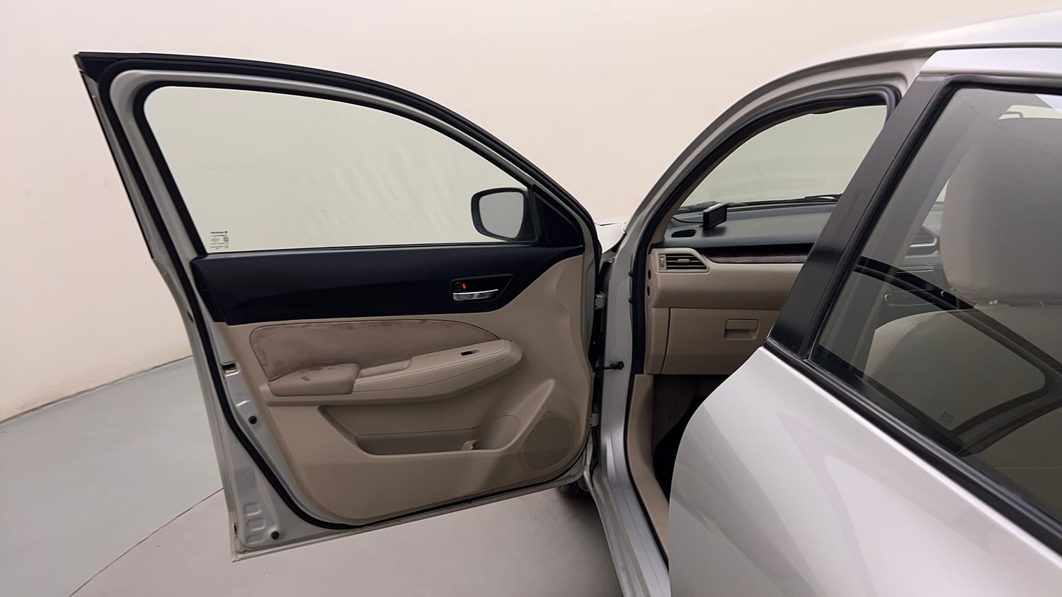 Used 2017 Maruti Suzuki Dzire VDi AMT Diesel Automatic interior LEFT FRONT DOOR OPEN VIEW