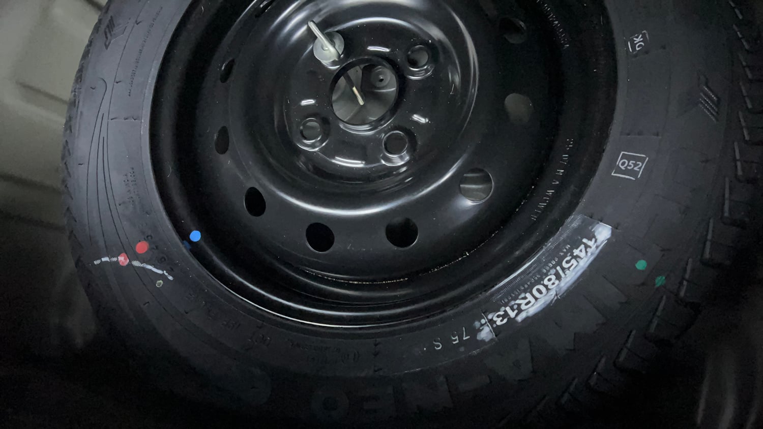 Used 2025 Maruti Suzuki Alto K10 VXi Plus (O) Petrol Manual tyres SPARE TYRE VIEW