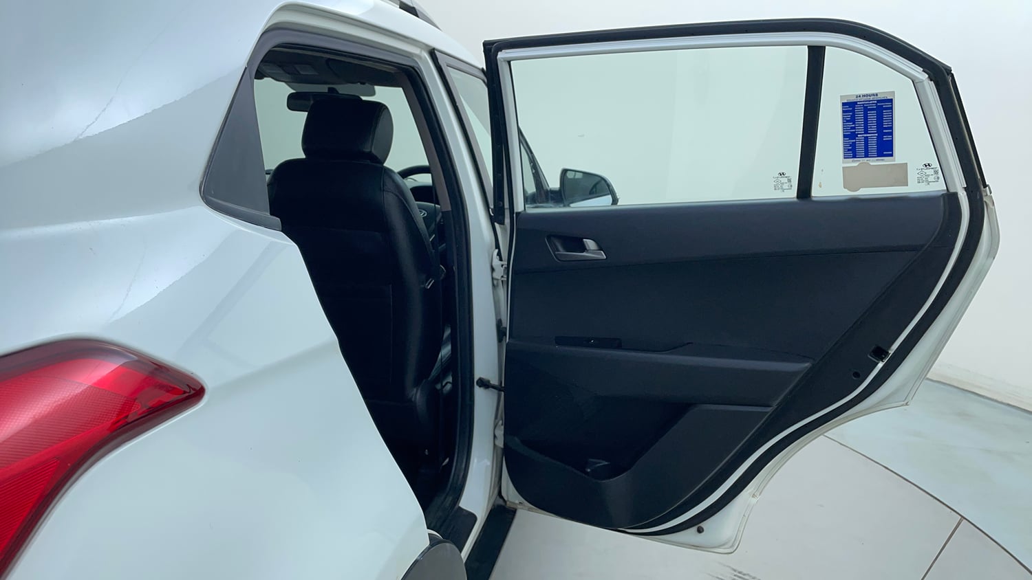 Used 2017 Hyundai Creta 1.6 SX Plus Petrol Petrol Manual interior RIGHT REAR DOOR OPEN VIEW