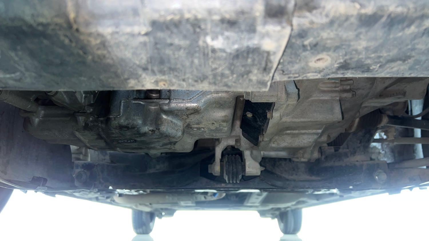 Used 2016 Honda City SV Petrol Manual extra FRONT LEFT UNDERBODY VIEW