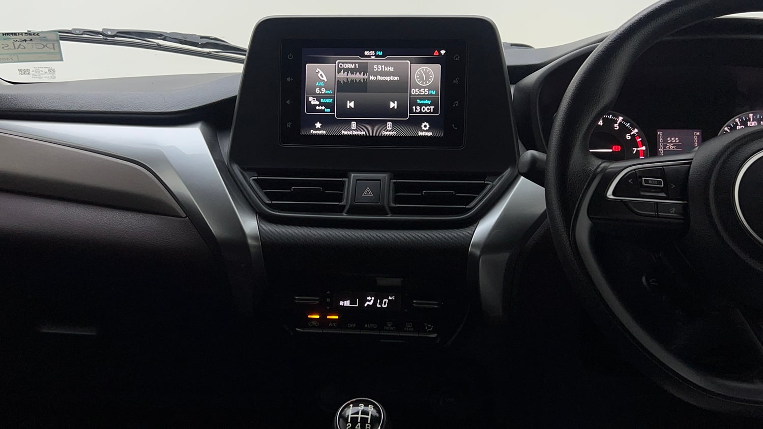 Used 2023 Maruti Suzuki Fronx Delta Plus 1.2L MT Petrol Manual interior MUSIC SYSTEM & AC CONTROL VIEW