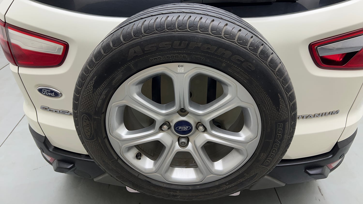 Used 2020 Ford EcoSport Titanium Plus 1.5L Ti-VCT AT Petrol Automatic tyres SPARE TYRE VIEW