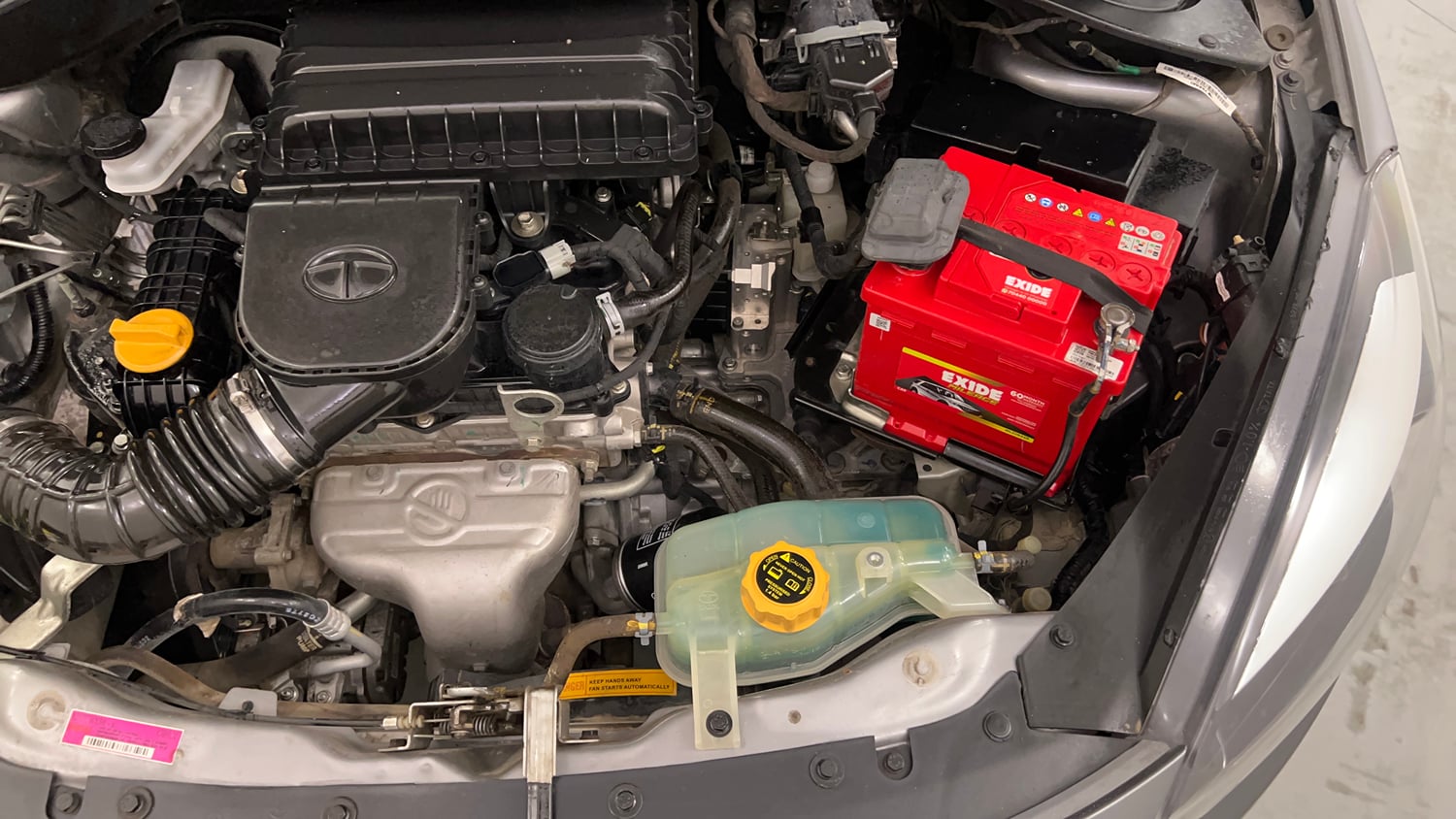 Used 2019 Tata Tiago Revotron XZA Plus Petrol Automatic engine ENGINE LEFT SIDE VIEW
