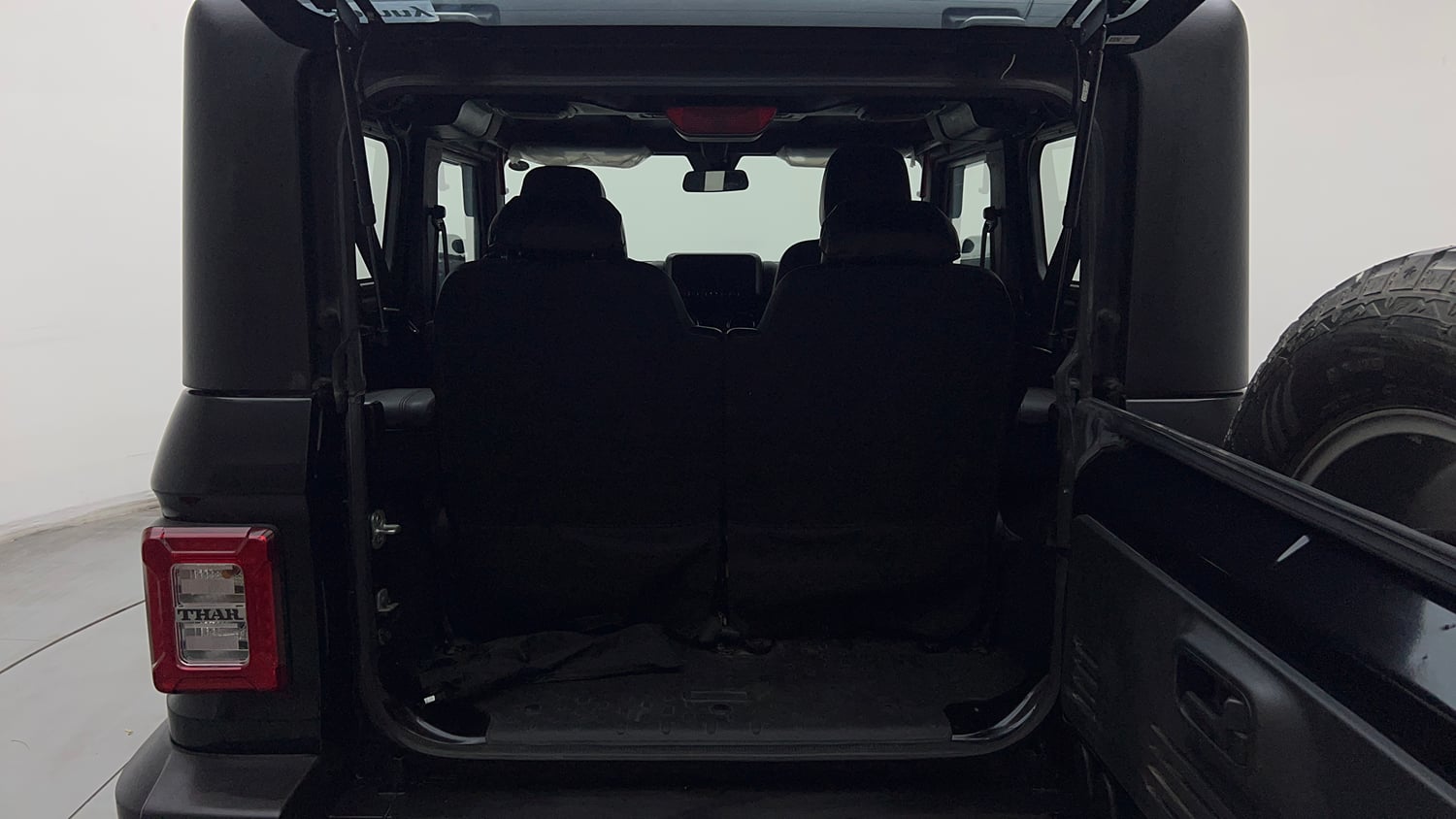 Used 2023 Mahindra Thar LX Hard Top Petrol AT 4WD Petrol Automatic interior DICKY INSIDE VIEW