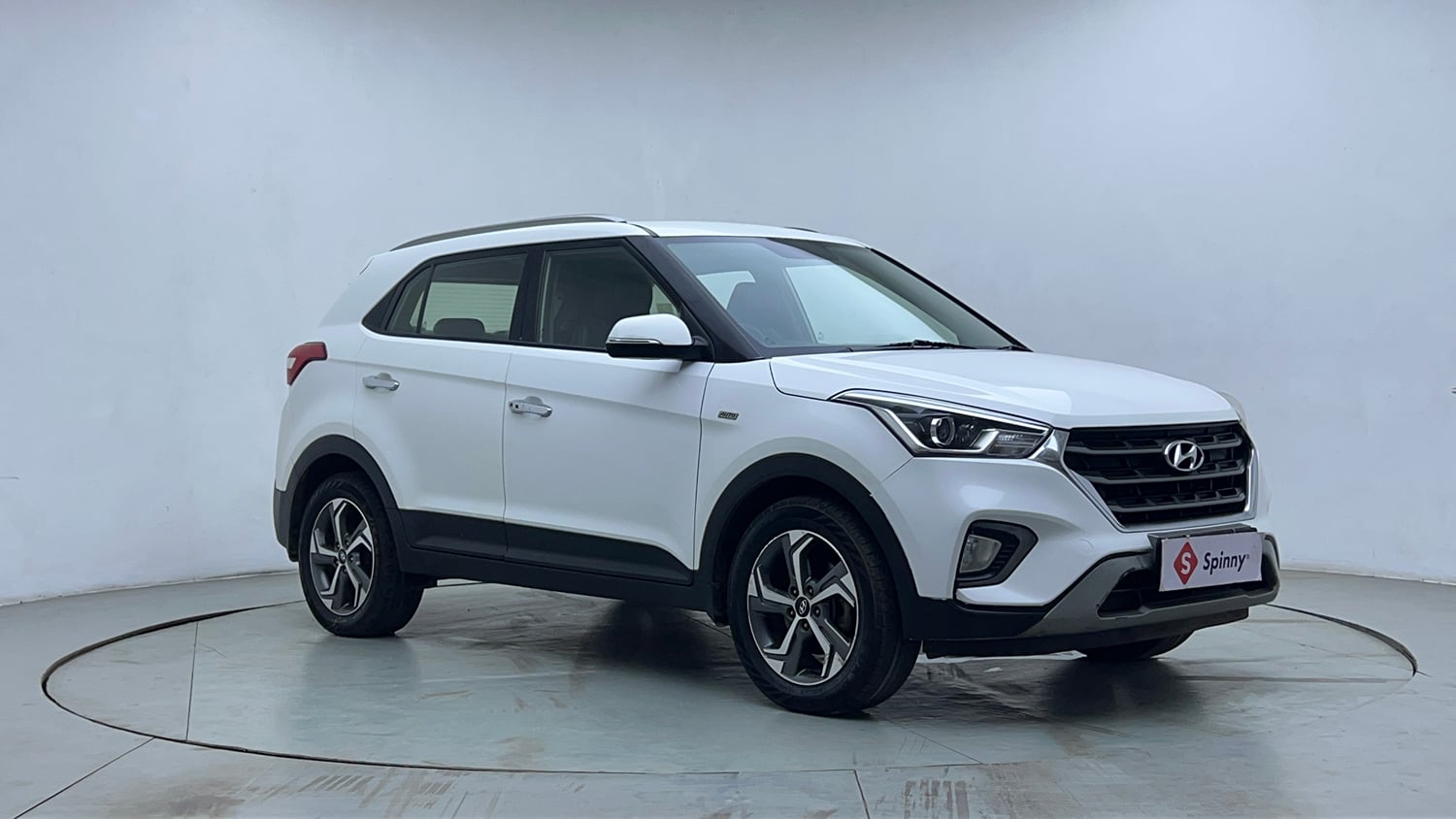 Used 2019 Hyundai Creta SX 1.6 AT Petrol Petrol Automatic exterior RIGHT FRONT CORNER VIEW