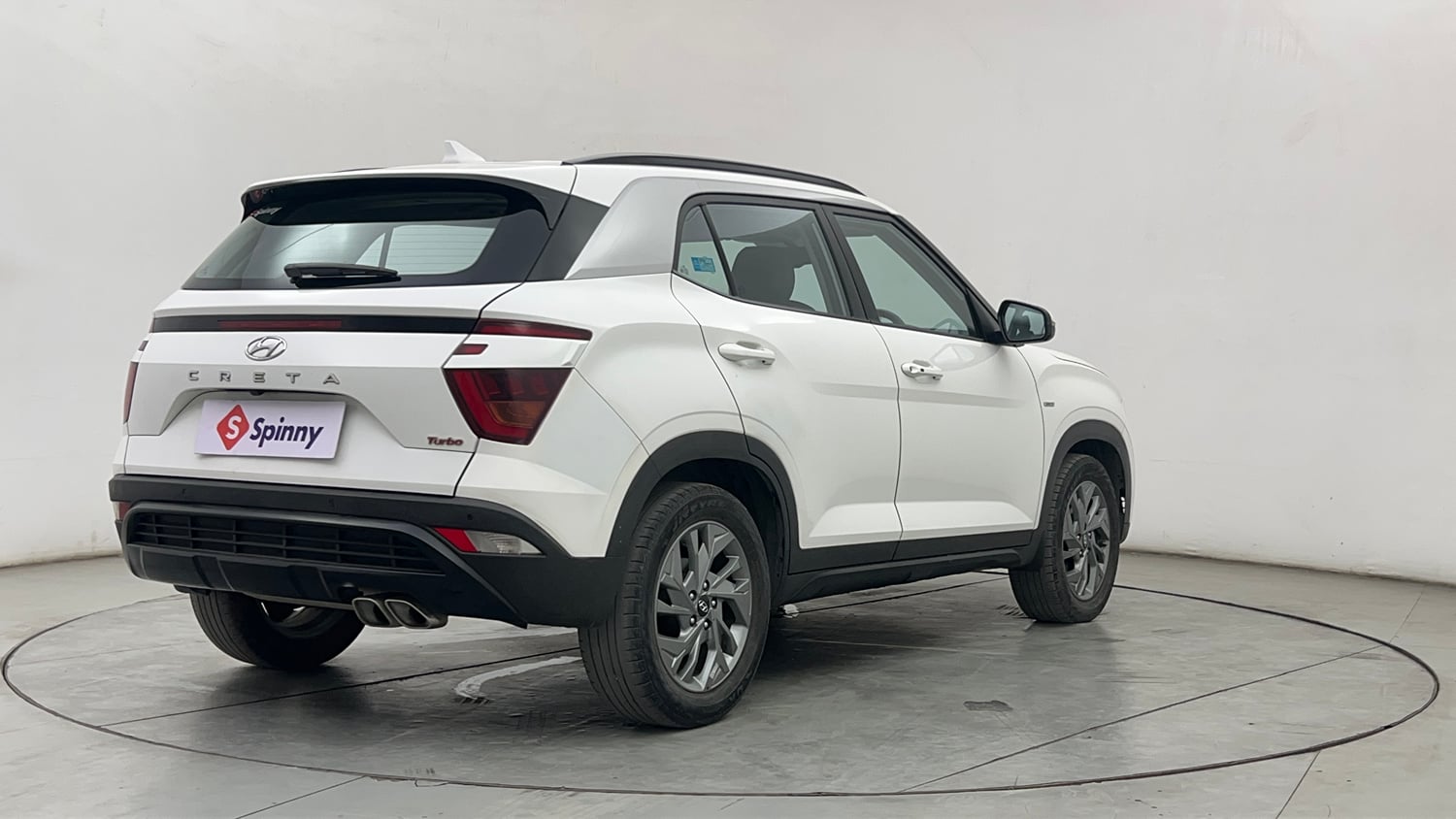 Used 2020 Hyundai Creta SX (O) 1.4 Turbo 7 DCT Petrol Automatic exterior RIGHT REAR CORNER VIEW