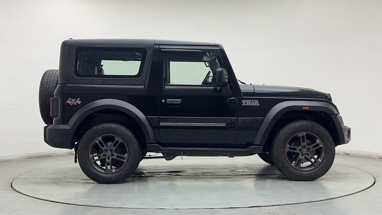 Used 2023 Mahindra Thar LX Hard Top Petrol AT 4WD Petrol Automatic exterior RIGHT SIDE VIEW
