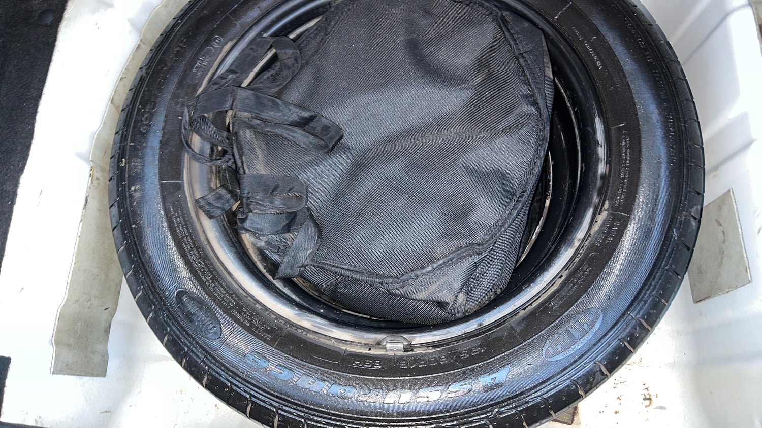 Used 2021 Tata Nexon XMA (S) Petrol Automatic tyres SPARE TYRE VIEW