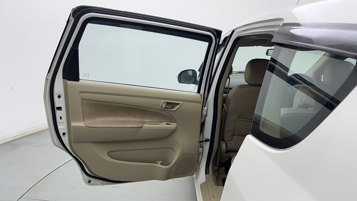 Used 2013 Maruti Suzuki Ertiga Vxi Petrol Manual interior LEFT REAR DOOR OPEN VIEW