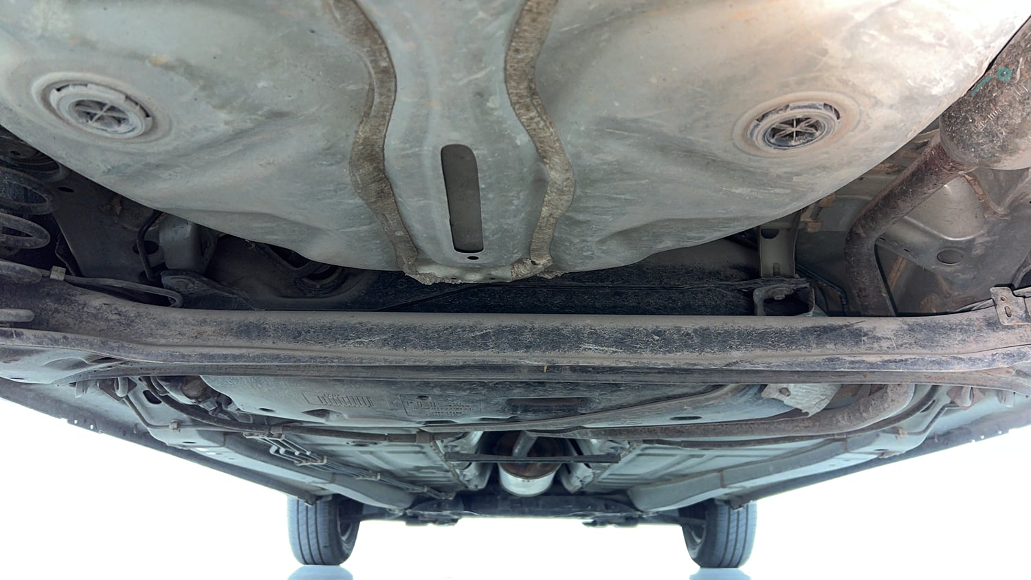 Used 2021 Maruti Suzuki Baleno Sigma Petrol Manual extra REAR UNDERBODY VIEW (TAKEN FROM REAR)