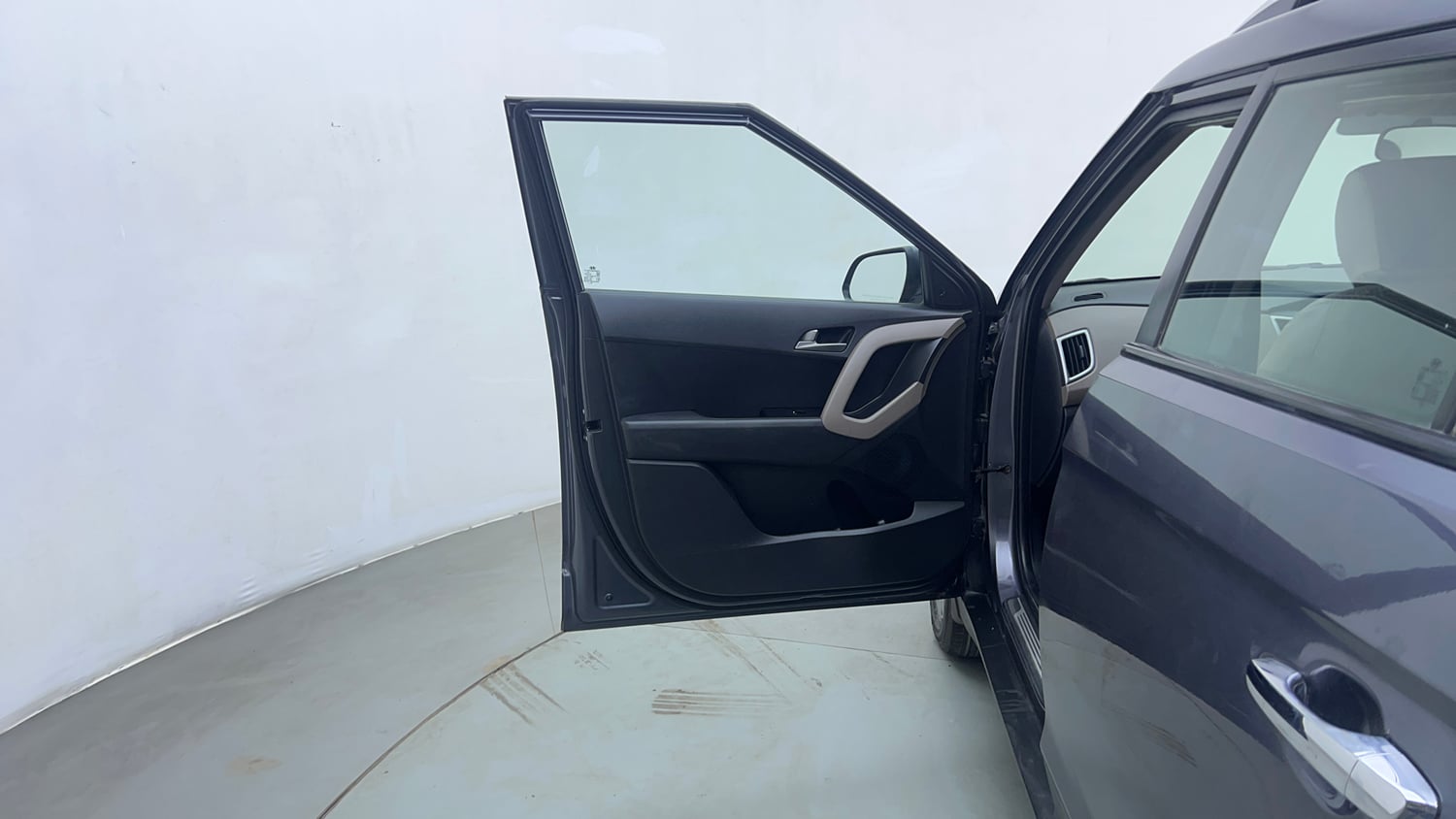Used 2017 Hyundai Creta 1.6 SX Plus AT Petrol Petrol Automatic interior LEFT FRONT DOOR OPEN VIEW