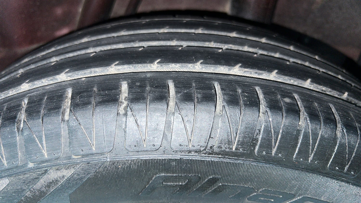 Used 2016 Honda City SV Petrol Manual tyres LEFT REAR TYRE TREAD VIEW