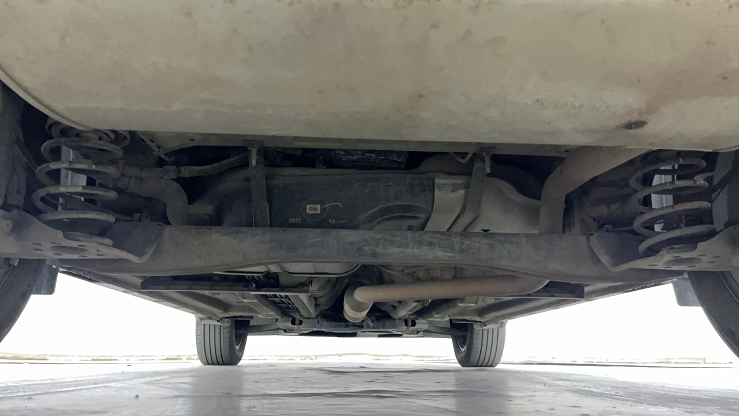 Used 2022 Kia Seltos GTX Plus 1.4 Petrol Manual extra REAR UNDERBODY VIEW (TAKEN FROM REAR)