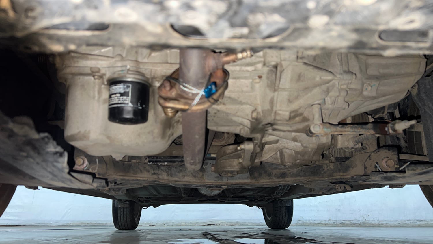Used 2020 Maruti Suzuki Baleno Alpha Petrol Manual extra FRONT LEFT UNDERBODY VIEW