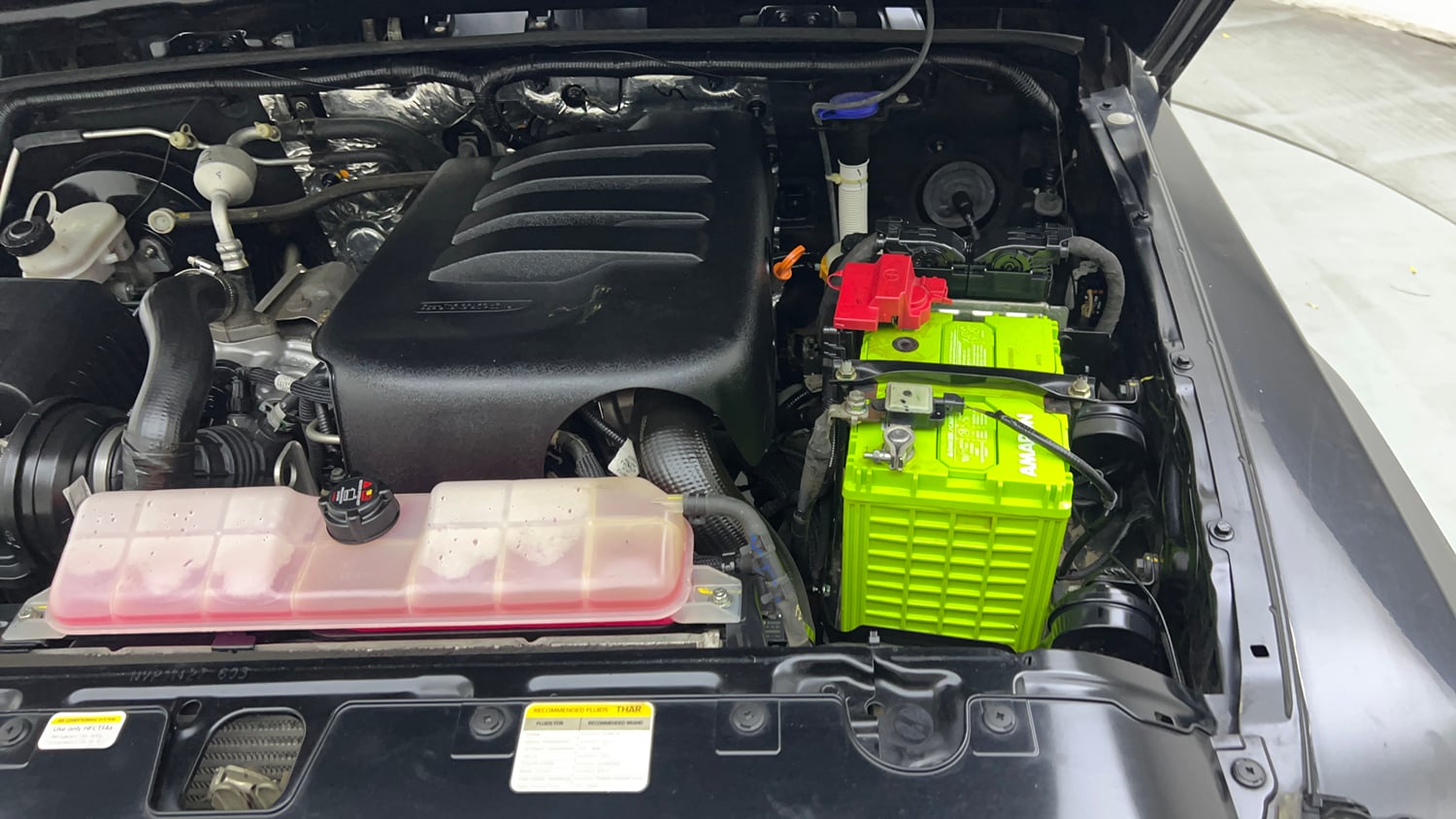 Used 2023 Mahindra Thar LX Hard Top Petrol AT 4WD Petrol Automatic engine ENGINE LEFT SIDE VIEW