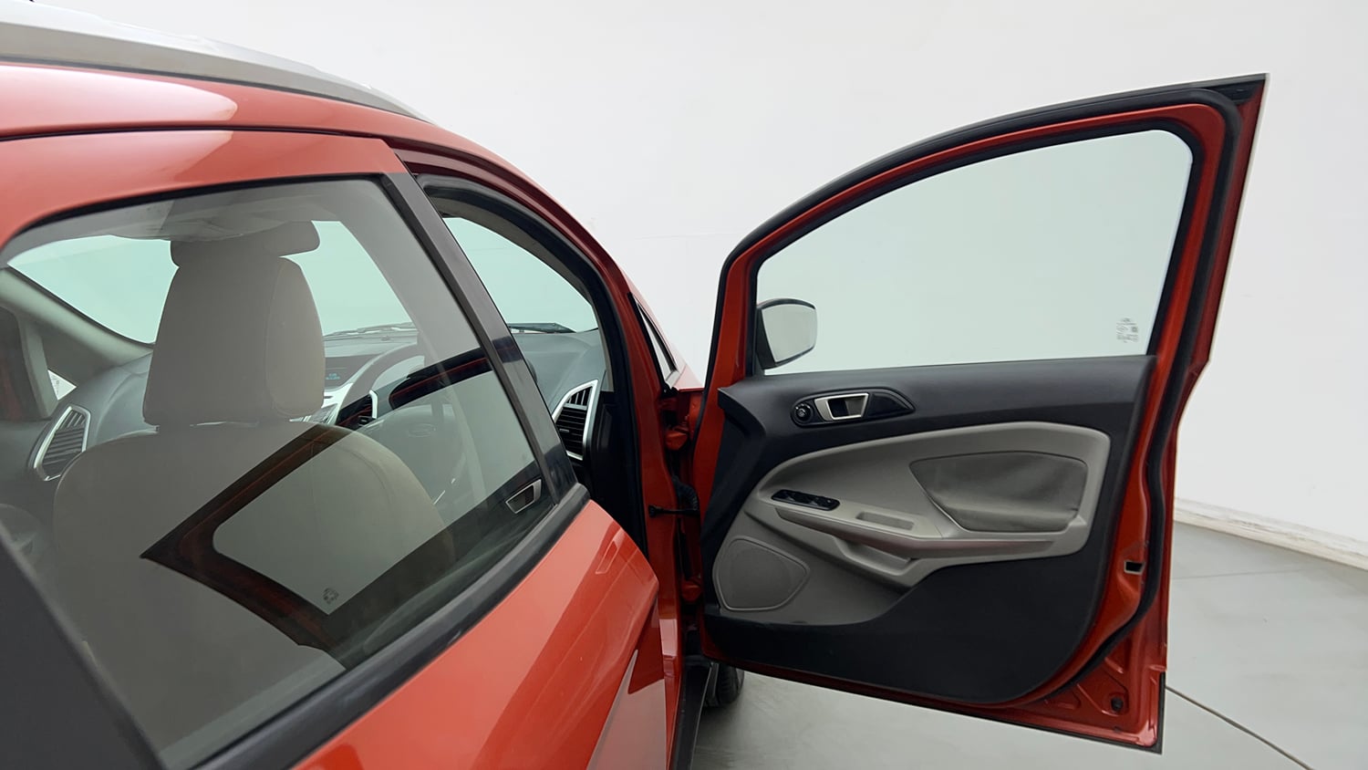 Used 2017 Ford EcoSport Titanium 1.5L Ti-VCT AT Petrol Automatic interior RIGHT FRONT DOOR OPEN VIEW