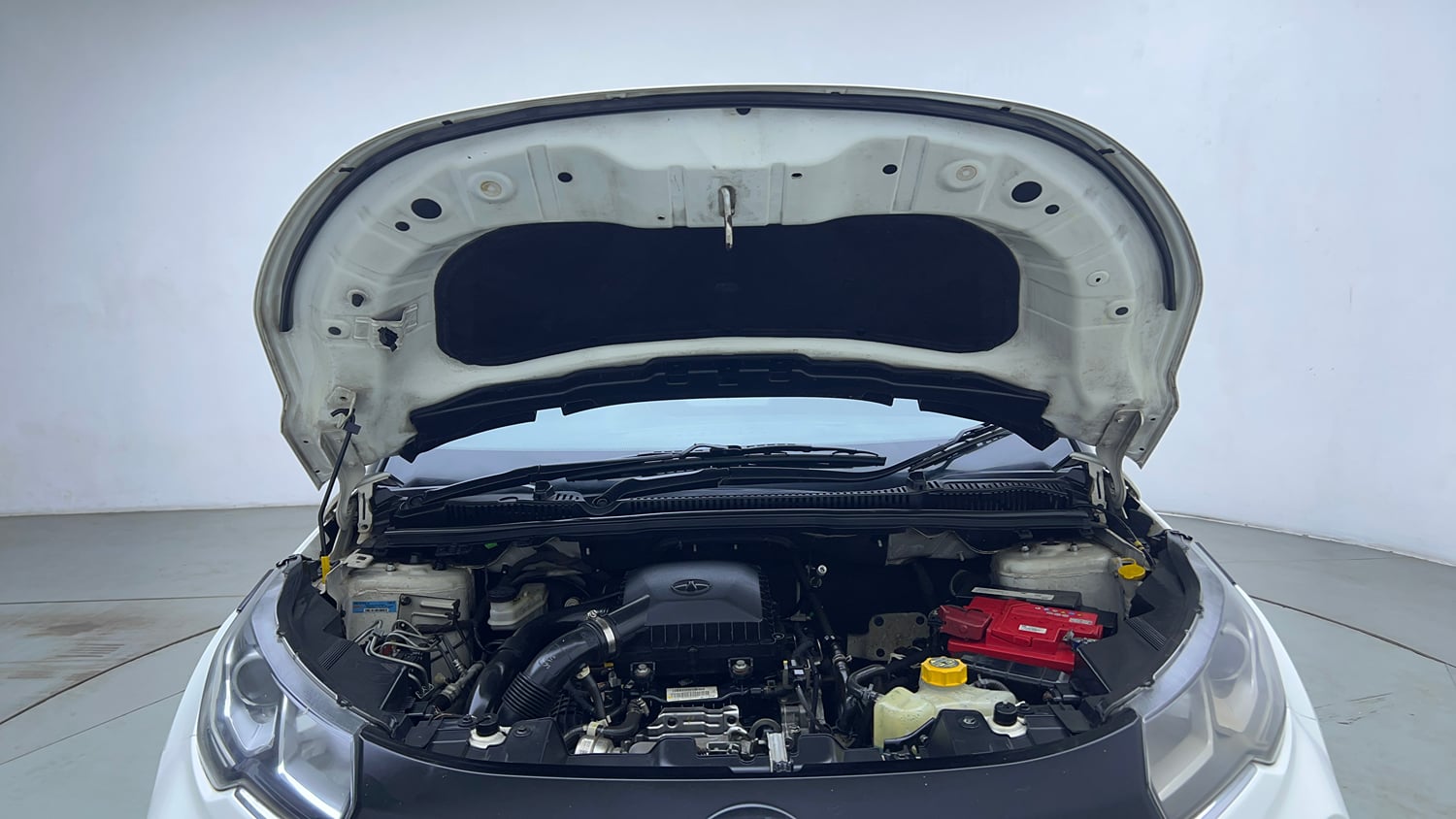 Used 2021 Tata Nexon XMA (S) Petrol Automatic engine ENGINE & BONNET OPEN FRONT VIEW