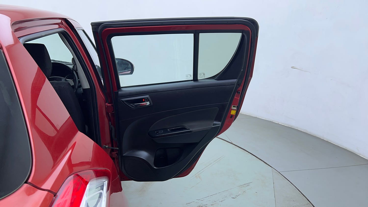 Used 2012 Maruti Suzuki Swift VXi Petrol Manual interior RIGHT REAR DOOR OPEN VIEW