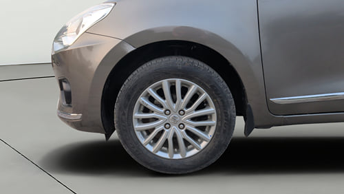 Used 2018 Maruti Suzuki Dzire ZXi AMT Petrol Automatic tyres LEFT FRONT TYRE RIM VIEW