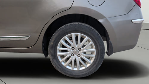 Used 2018 Maruti Suzuki Dzire ZXi AMT Petrol Automatic tyres LEFT REAR TYRE RIM VIEW