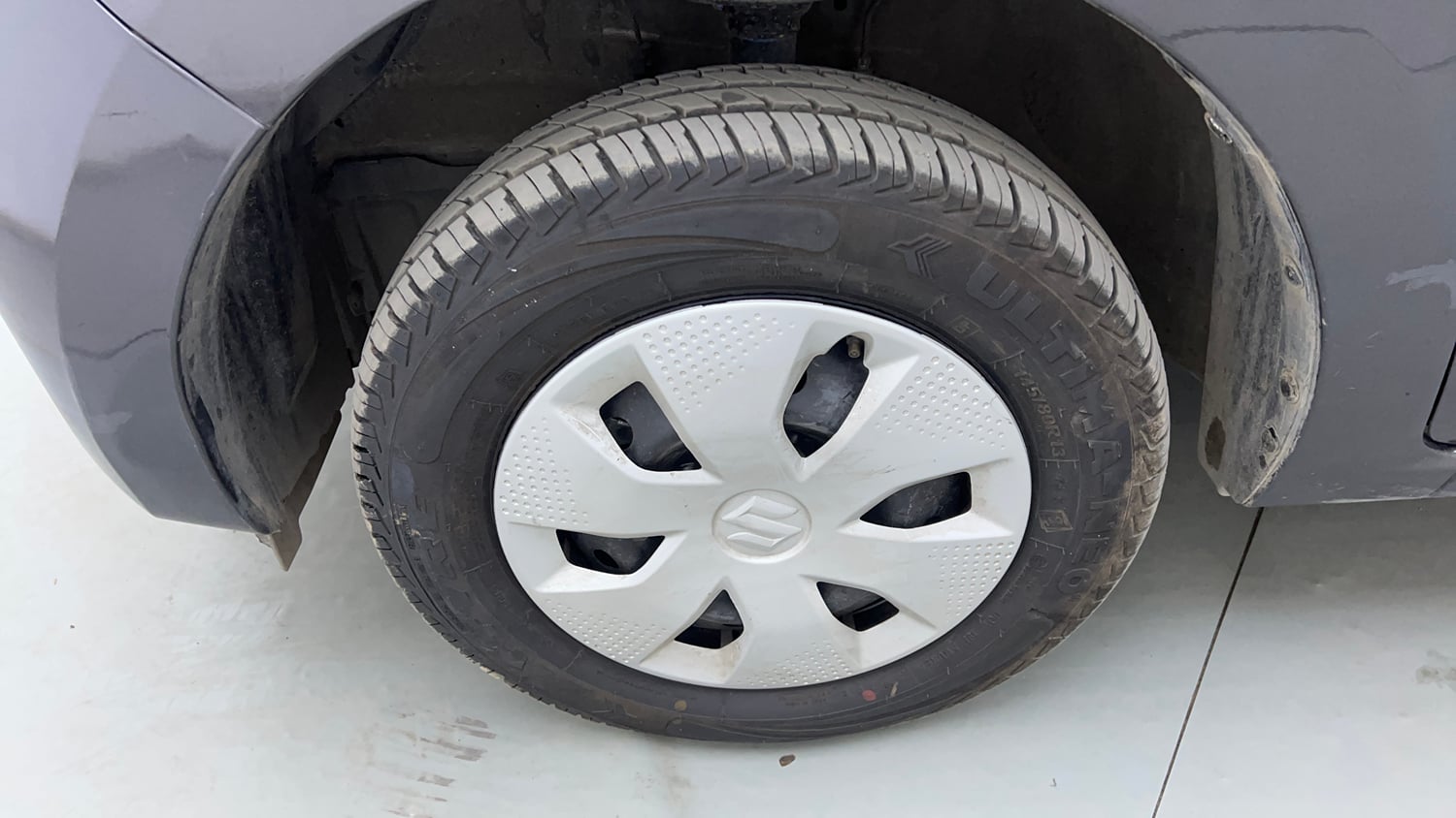 Used 2025 Maruti Suzuki Alto K10 VXi Plus (O) Petrol Manual tyres LEFT FRONT TYRE RIM VIEW
