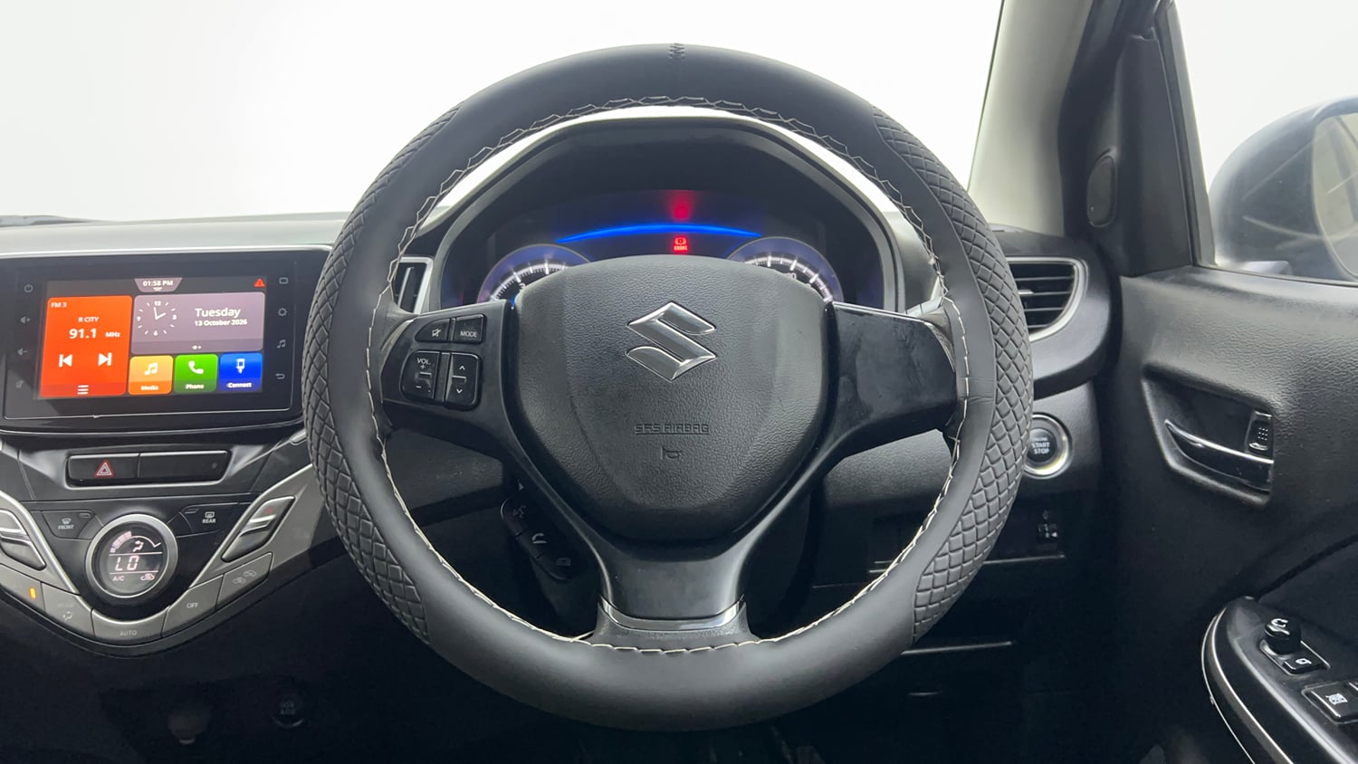 Used 2021 Maruti Suzuki Baleno Zeta Petrol Manual interior STEERING VIEW