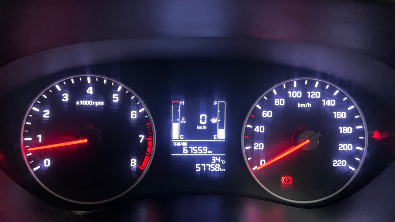 Used 2018 Hyundai Elite i20 Asta 1.2 Petrol Manual interior CLUSTERMETER VIEW