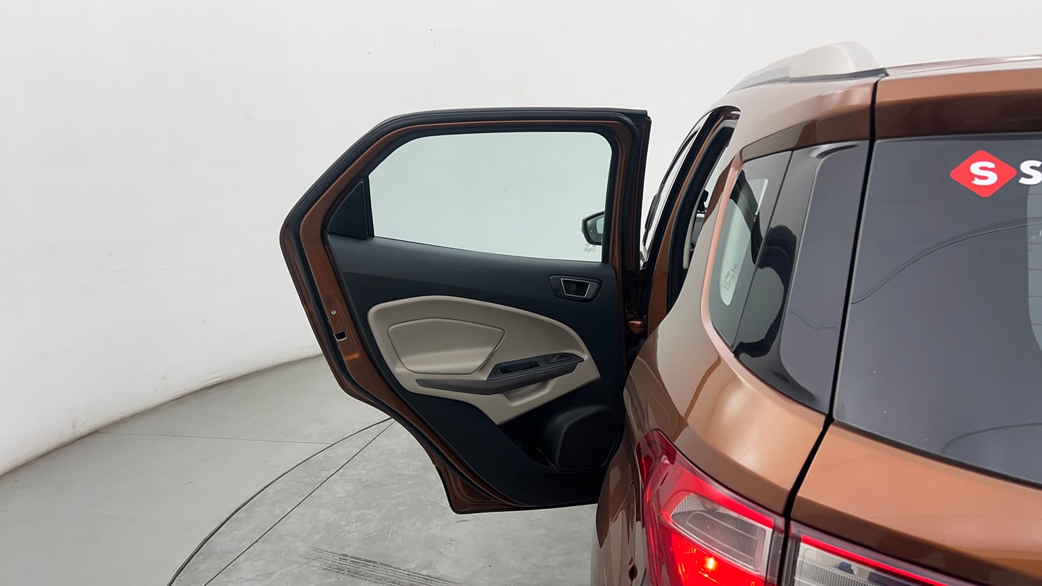 Used 2020 Ford EcoSport Titanium 1.5L Ti-VCT Petrol Manual interior LEFT REAR DOOR OPEN VIEW