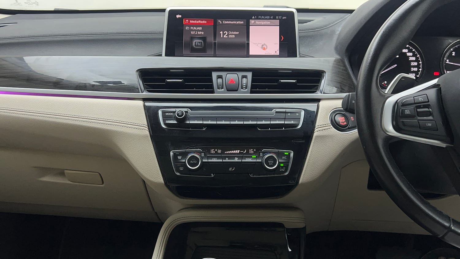 Used 2021 BMW X1 sDrive20i xLine Petrol Automatic interior MUSIC SYSTEM & AC CONTROL VIEW