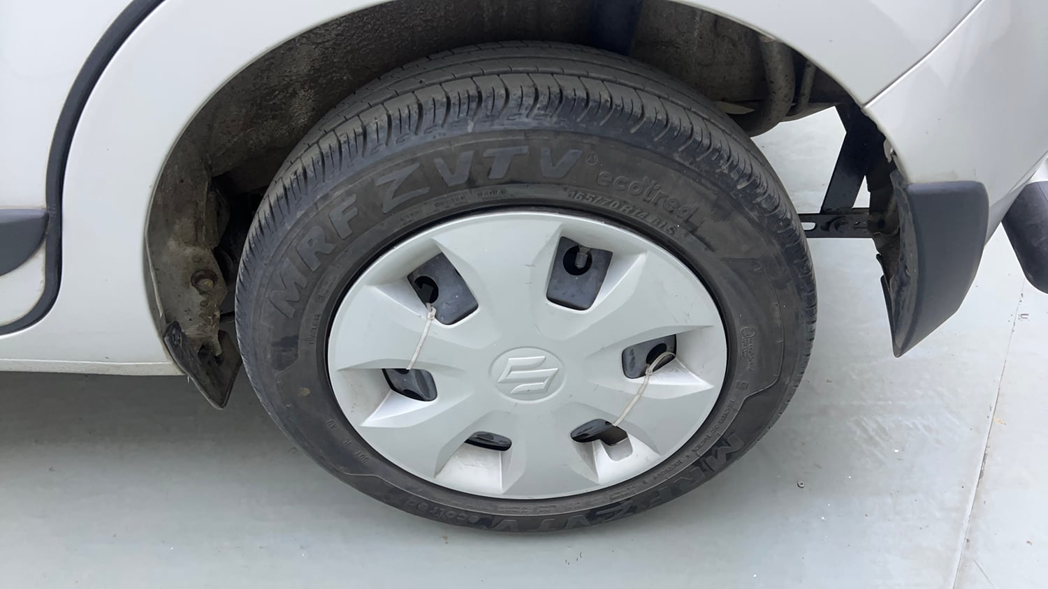 Used 2024 Maruti Suzuki Wagon R ZXI 1.2 Petrol Manual tyres LEFT REAR TYRE RIM VIEW