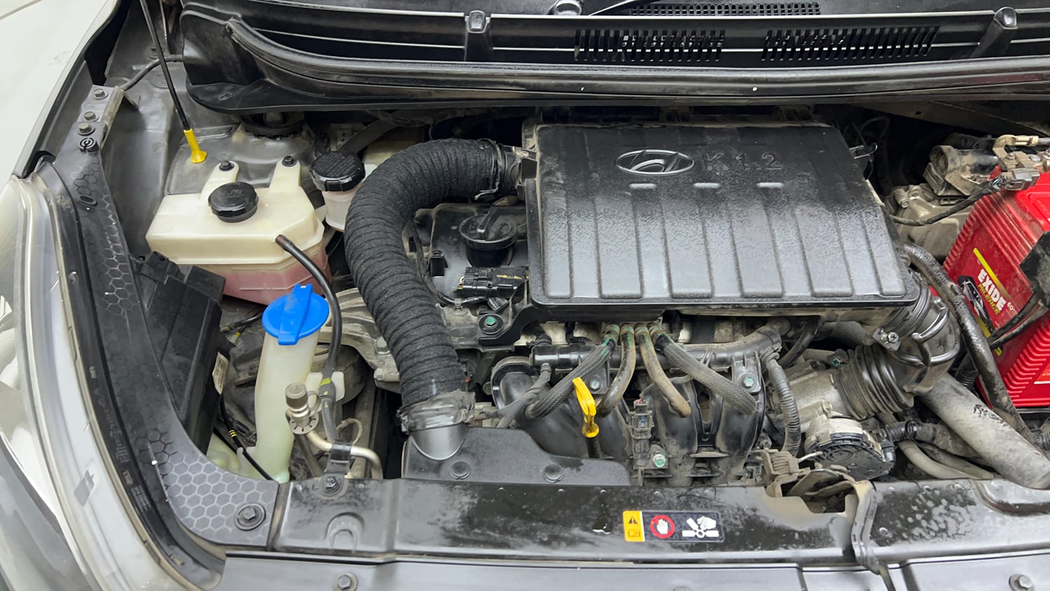 Used 2021 Hyundai Aura S 1.2 CNG Cng Manual engine ENGINE RIGHT SIDE VIEW