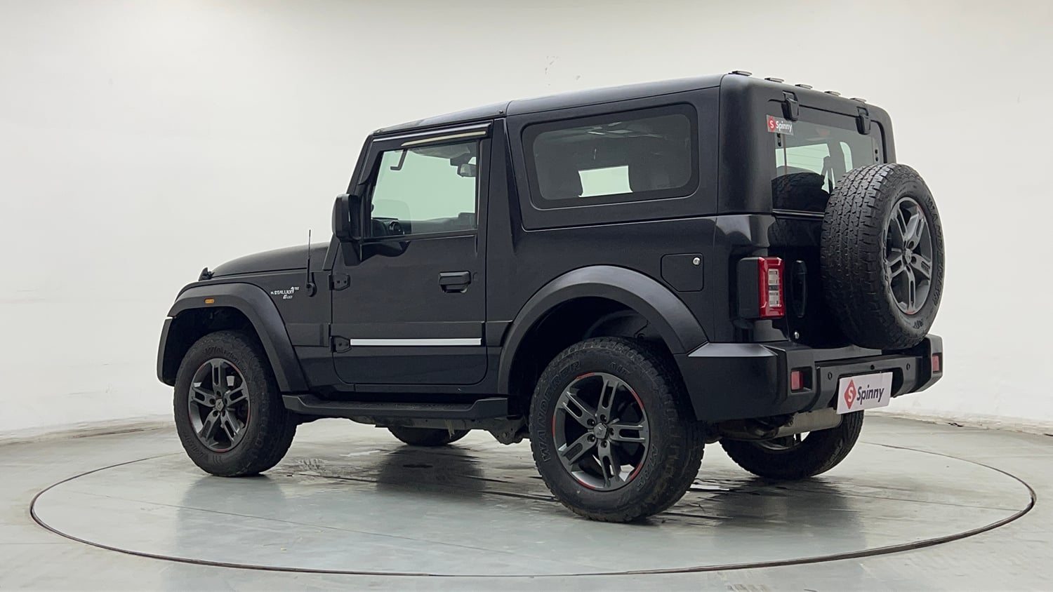 Used 2023 Mahindra Thar LX Hard Top Petrol AT 4WD Petrol Automatic exterior LEFT REAR CORNER VIEW