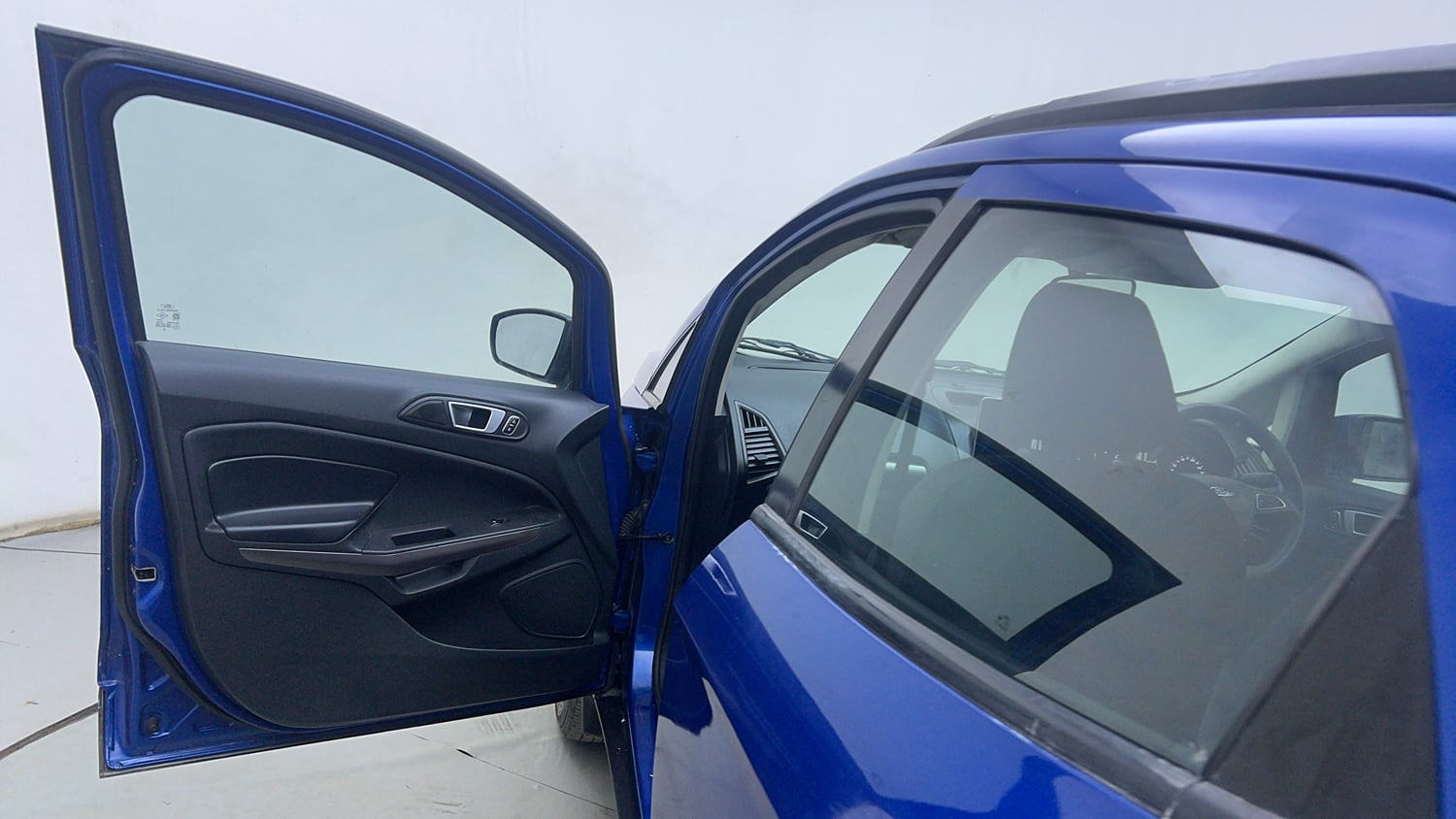 Used 2018 Ford EcoSport Trend + 1.5L TDCi Diesel Manual interior LEFT FRONT DOOR OPEN VIEW