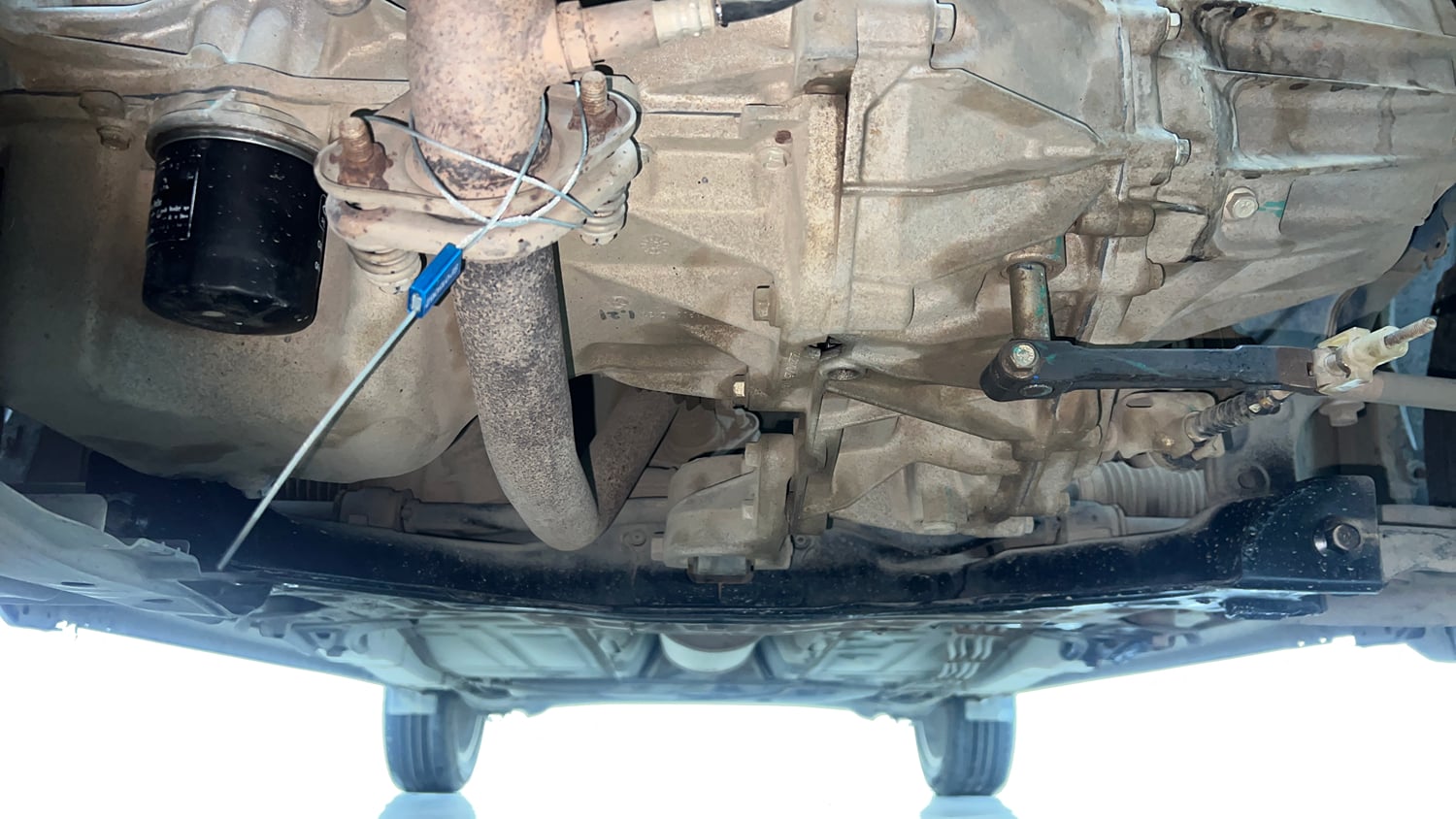 Used 2021 Maruti Suzuki Baleno Zeta Petrol Manual extra FRONT LEFT UNDERBODY VIEW