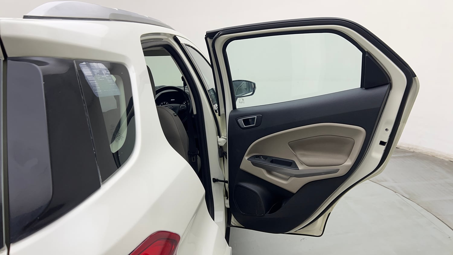 Used 2020 Ford EcoSport Titanium Plus 1.5L Ti-VCT AT Petrol Automatic interior RIGHT REAR DOOR OPEN VIEW