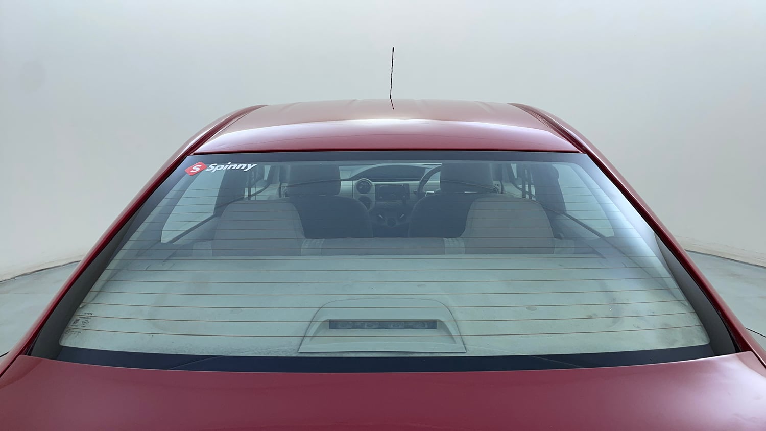 Used 2013 Toyota Etios V Petrol Manual exterior BACK WINDSHIELD VIEW