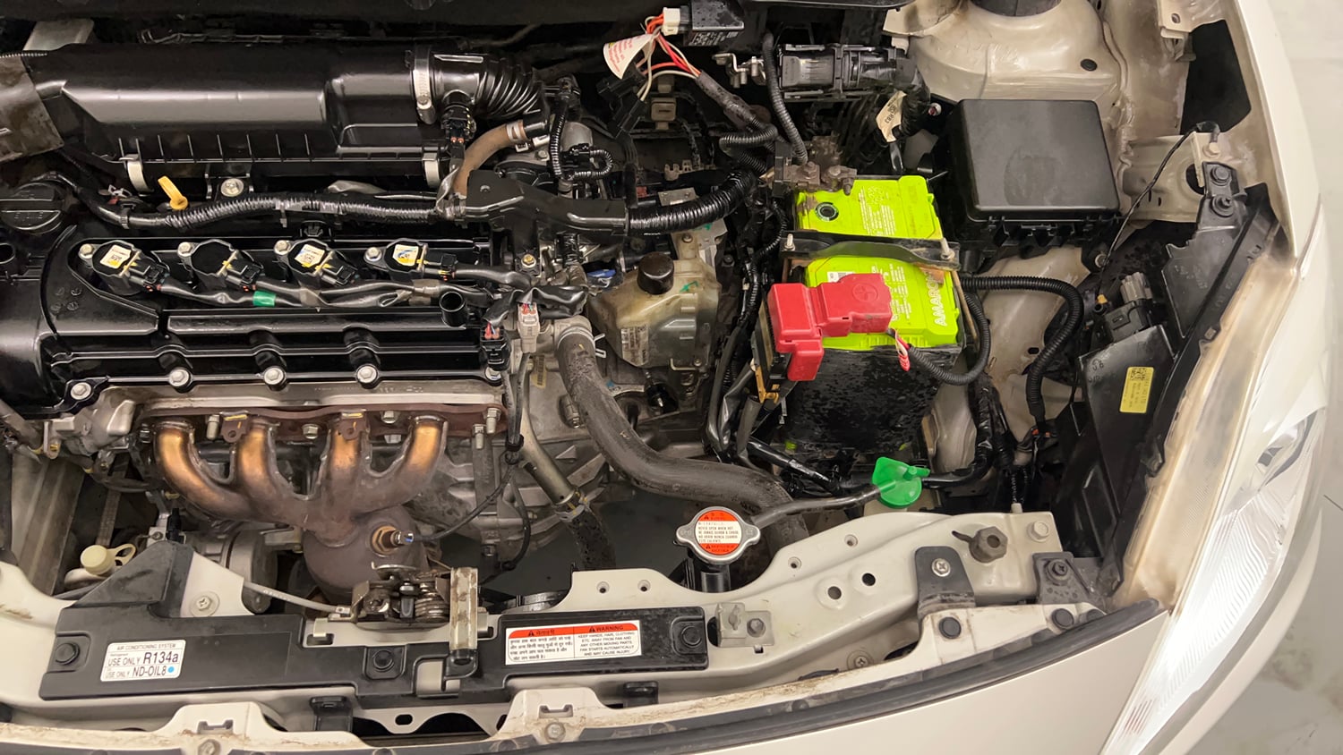 Used 2017 Maruti Suzuki Dzire ZXi AMT Petrol Automatic engine ENGINE LEFT SIDE VIEW
