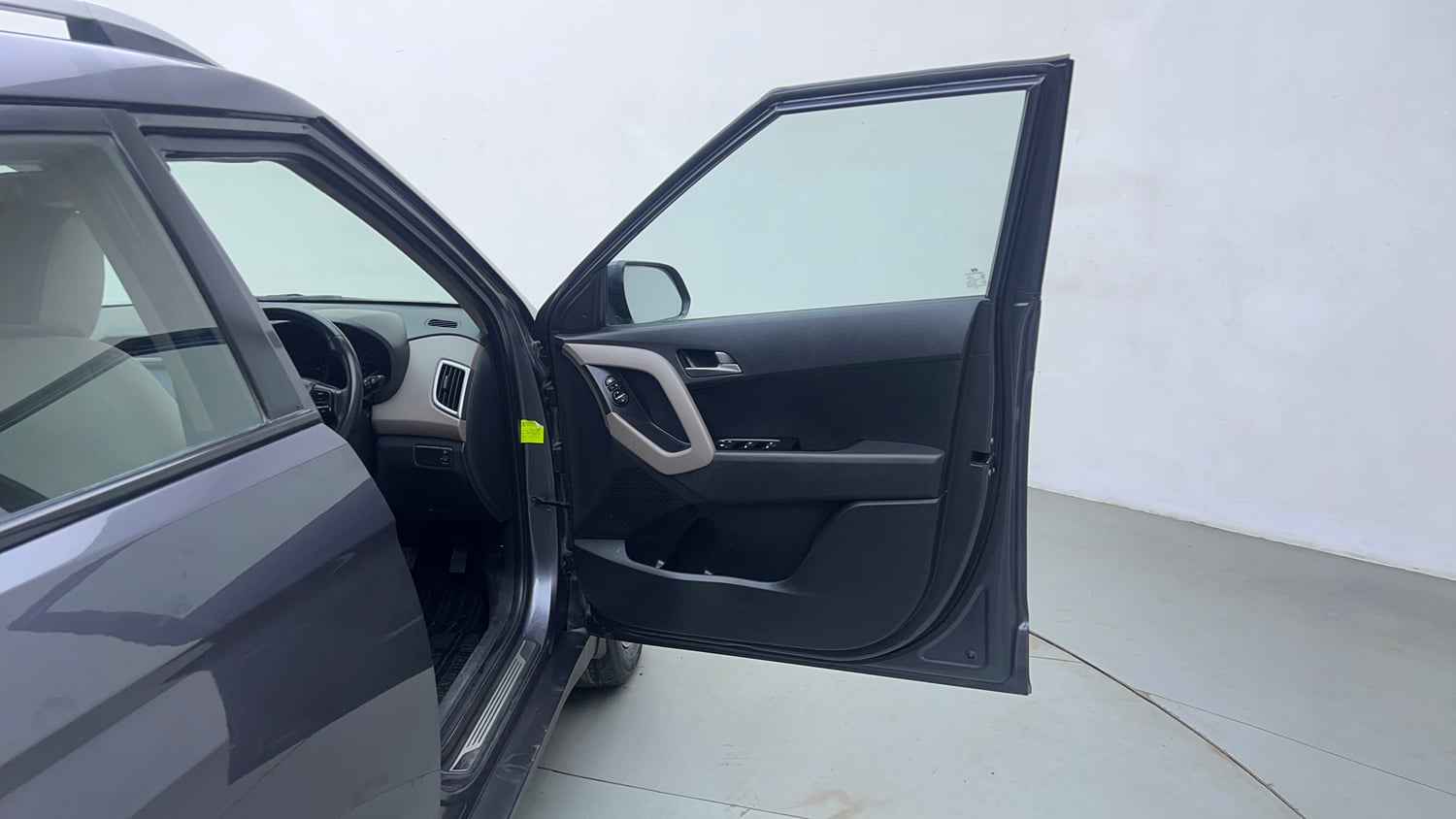 Used 2017 Hyundai Creta 1.6 SX Plus AT Petrol Petrol Automatic interior RIGHT FRONT DOOR OPEN VIEW